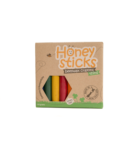 Honeysticks Thin Beeswax Crayons 8pk