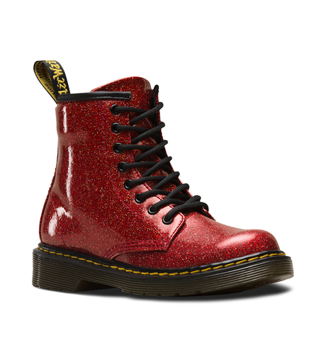 red glitter doc martens