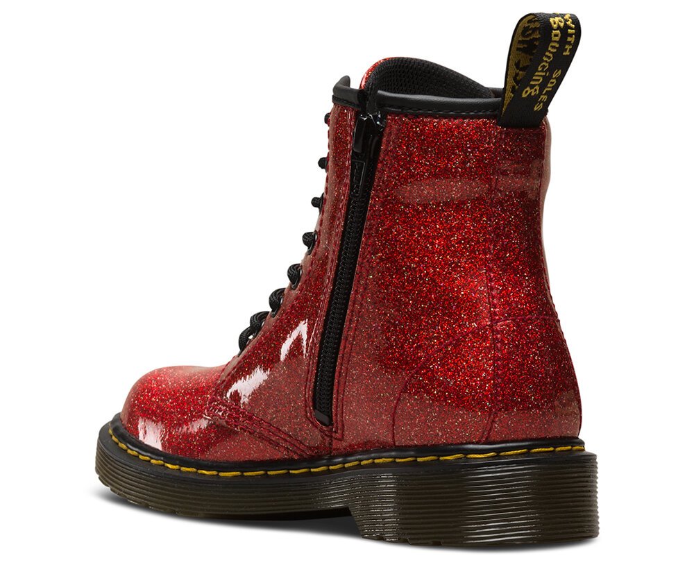 red glitter doc martens