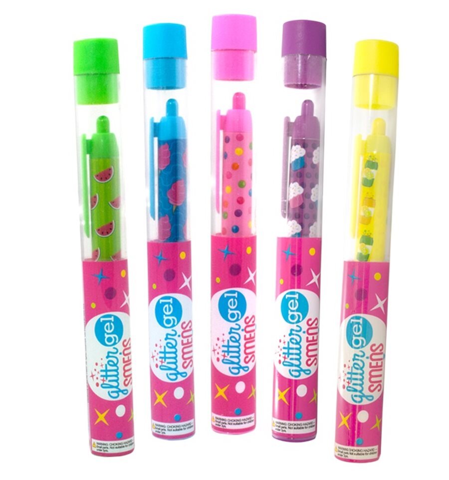 Smens - Scented Glitter Gel Pens -5 Pack - PLAY-Art & Craft : Kids ...