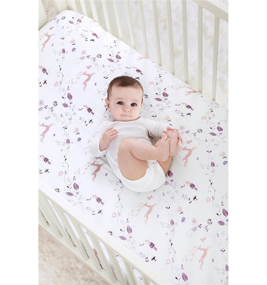 Aden Anais Organic Cot Sheet Once Upon BABY ESSENTIALS Bedding Kids Clothing NZ Shop Online Kid Republic TEST Aden Anais