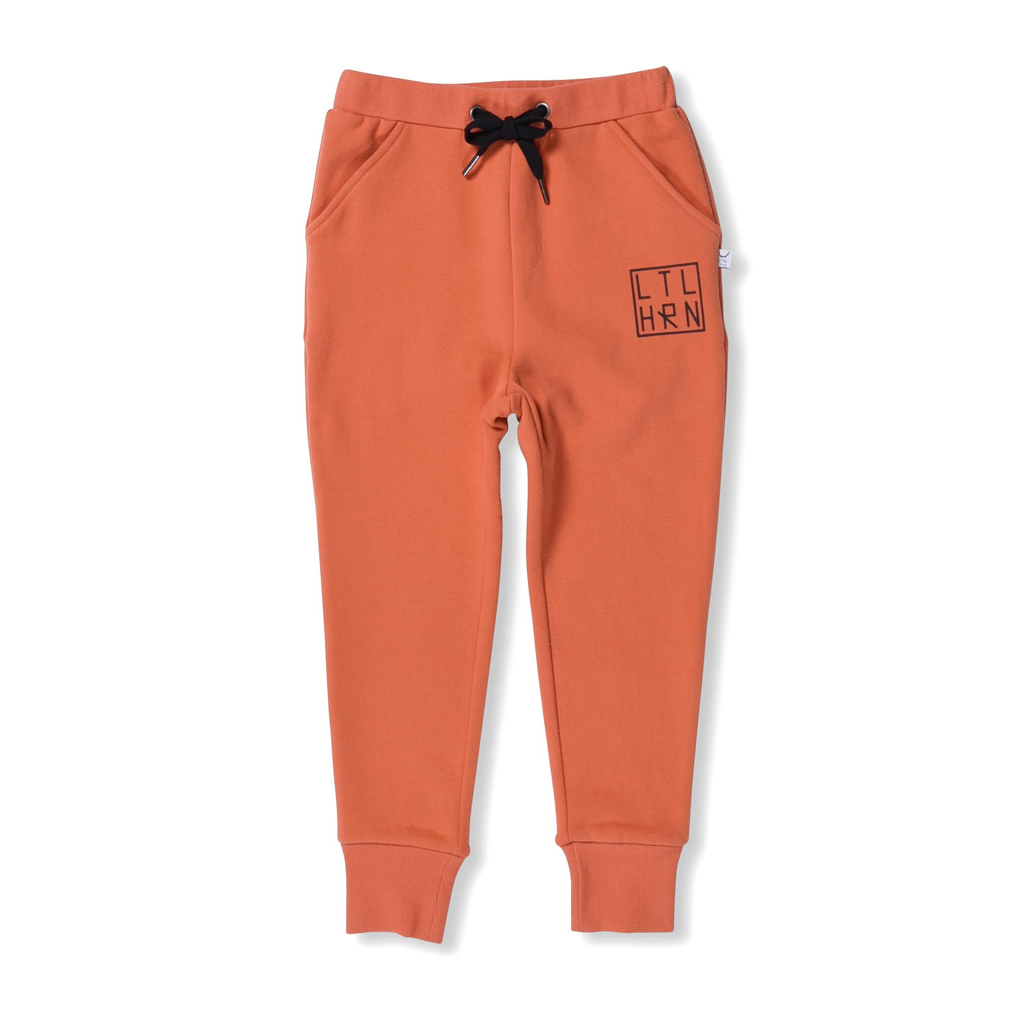 bb track pants orange