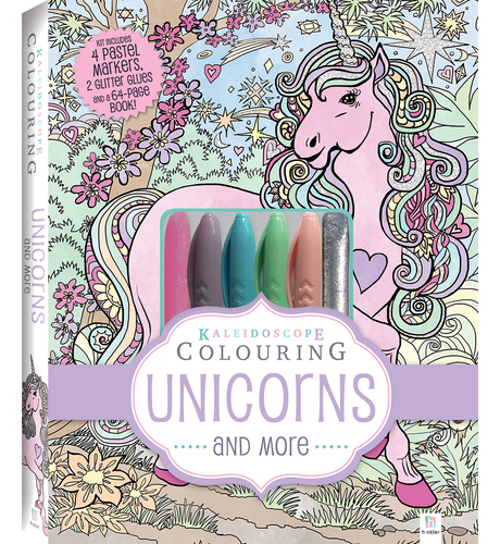 Unicorns and more colouring kit