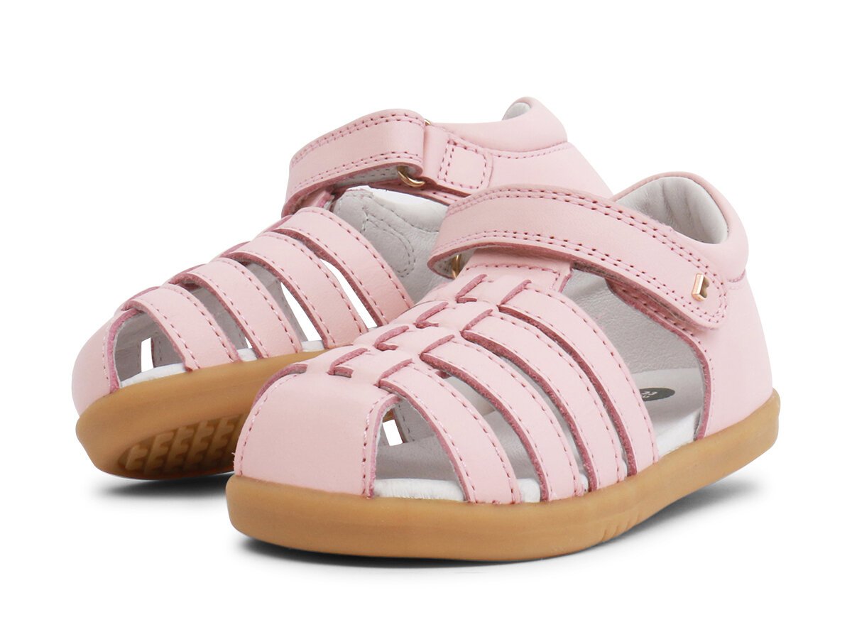 Bobux I-Walk Jump Closed Sandal Seashell Pink - FOOTWEAR-Girl : Kids ...