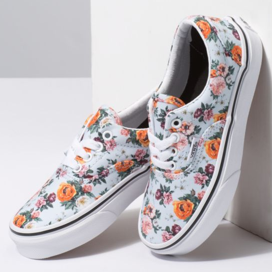 Vans Kids Era Garden Floral - White - CLEARANCE-Footwear : Kid Republic ...