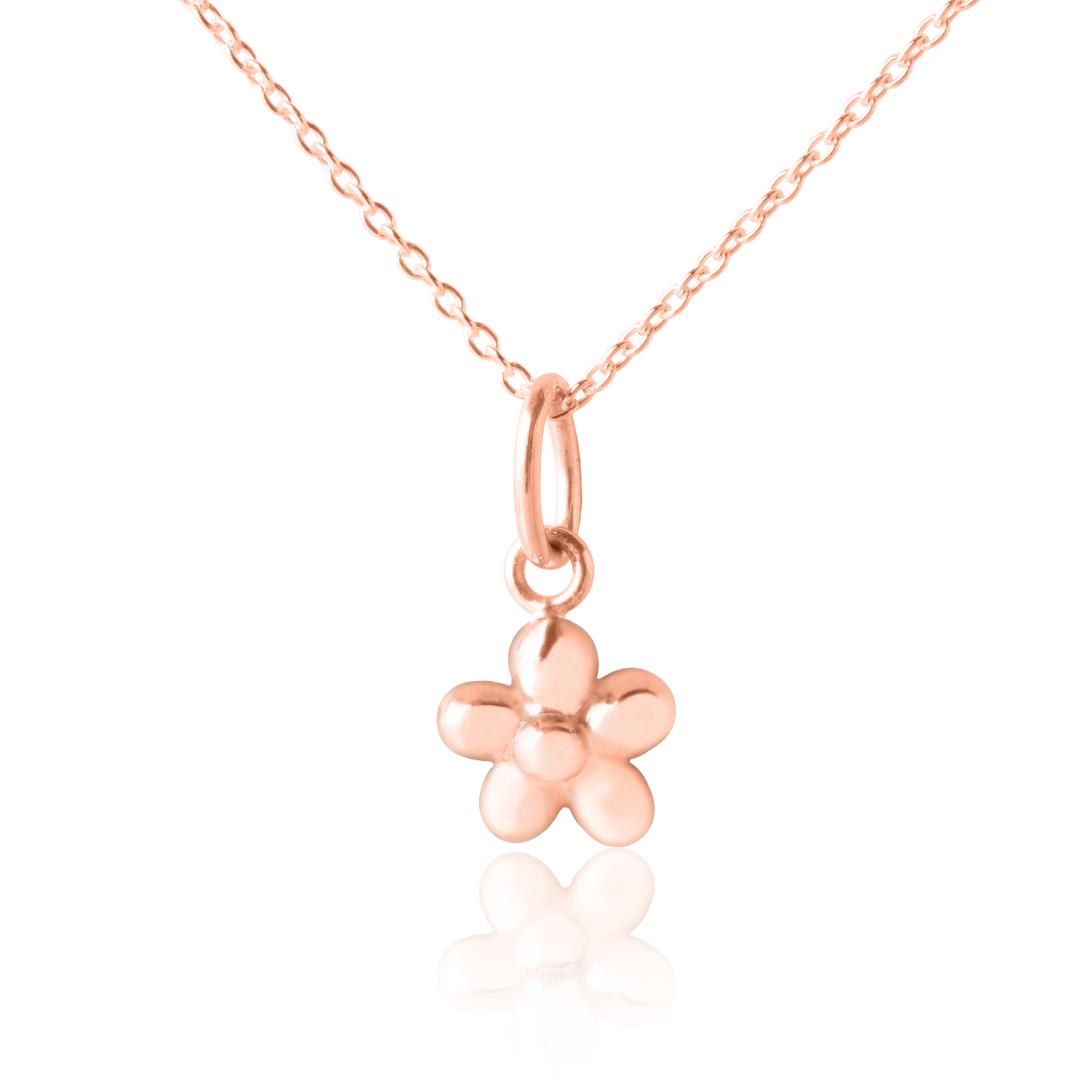 rose gold childrens necklace