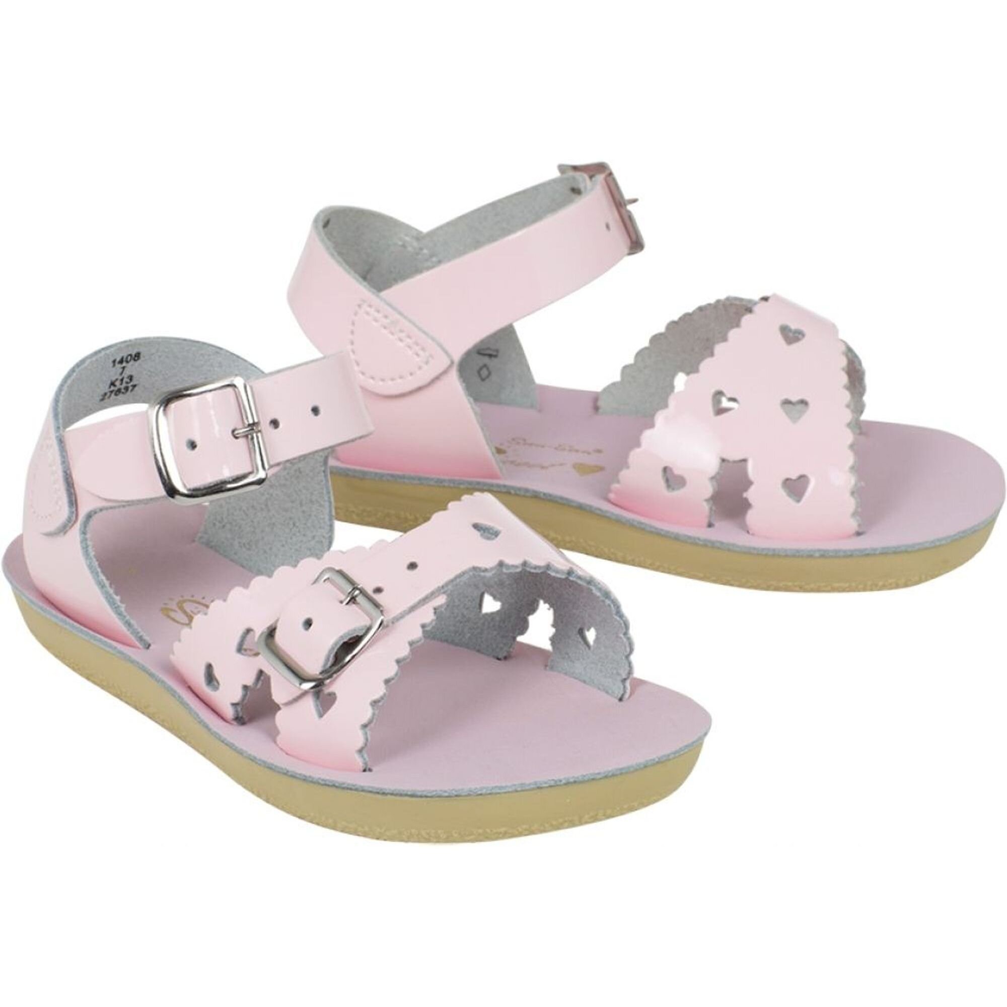 Saltwater Salt-water kids sandals Tan size 7, Babies & Kids, Babies & Kids  Fashion on Carousell