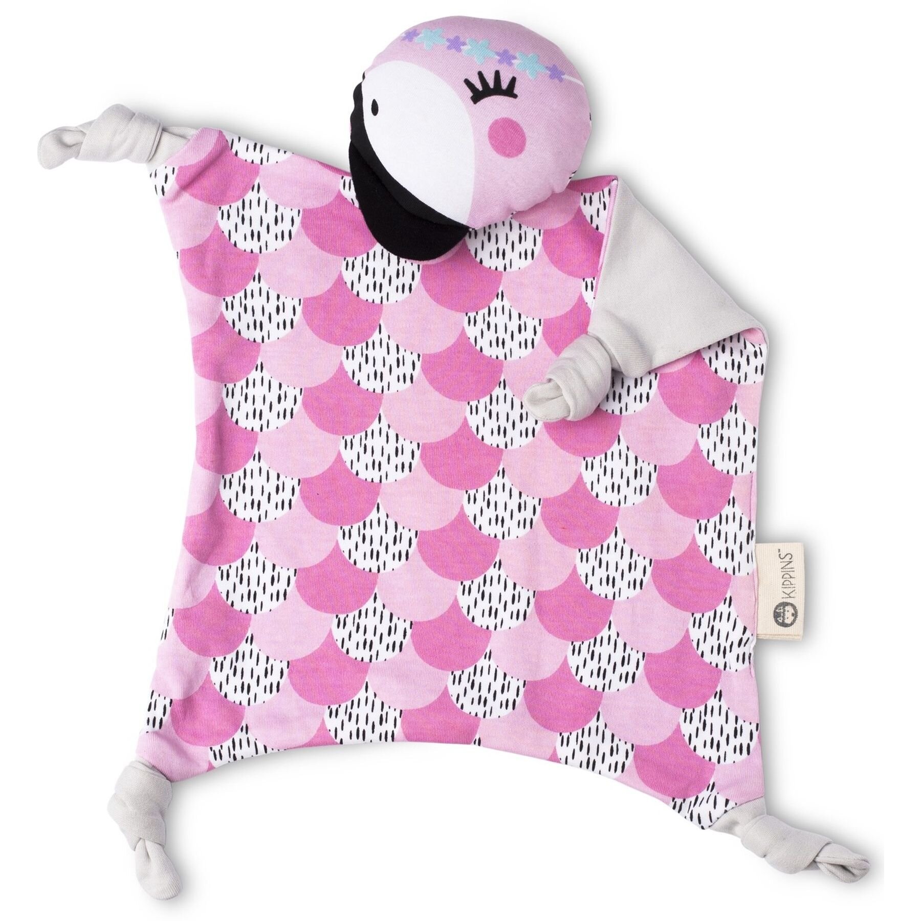 Kippins Cuddle Blankie Coco the Flamingo PLAY Infant Toys Kids Clothing NZ Shop Online Kid Republic