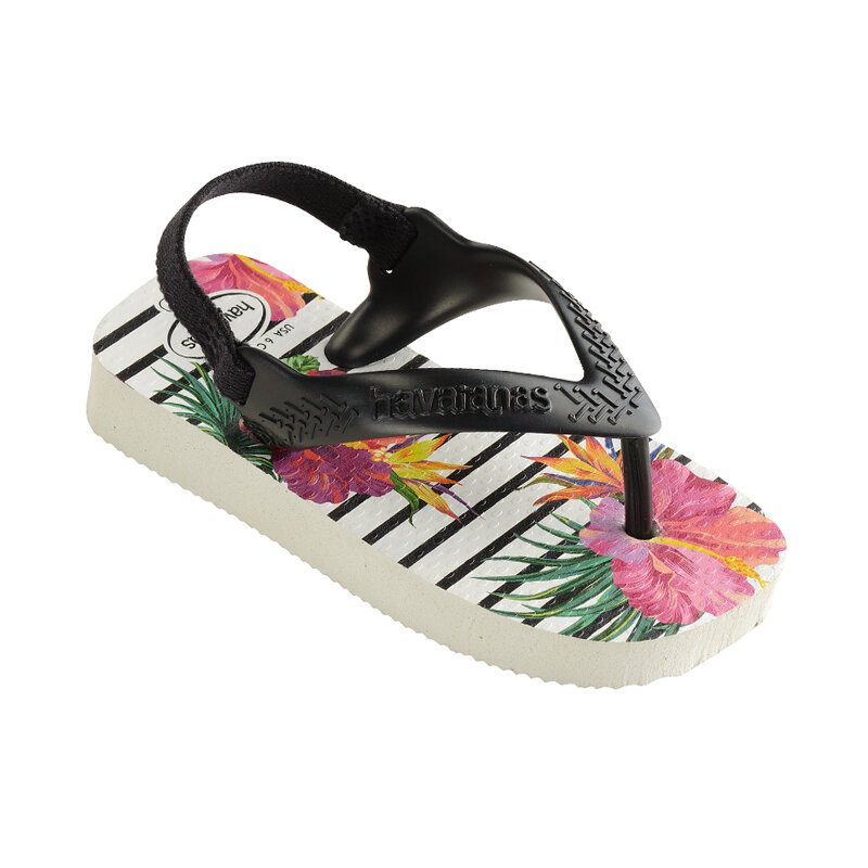 Havaianas Baby Chic White FOOTWEAR Infant Kids Clothing NZ Shop Online Kid Republic S19 20 Havaianas