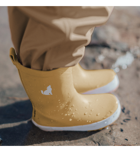 Crywolf Rain Boots - Mustard - CLOTHING-RAINWEAR : Kids Clothing NZ ...