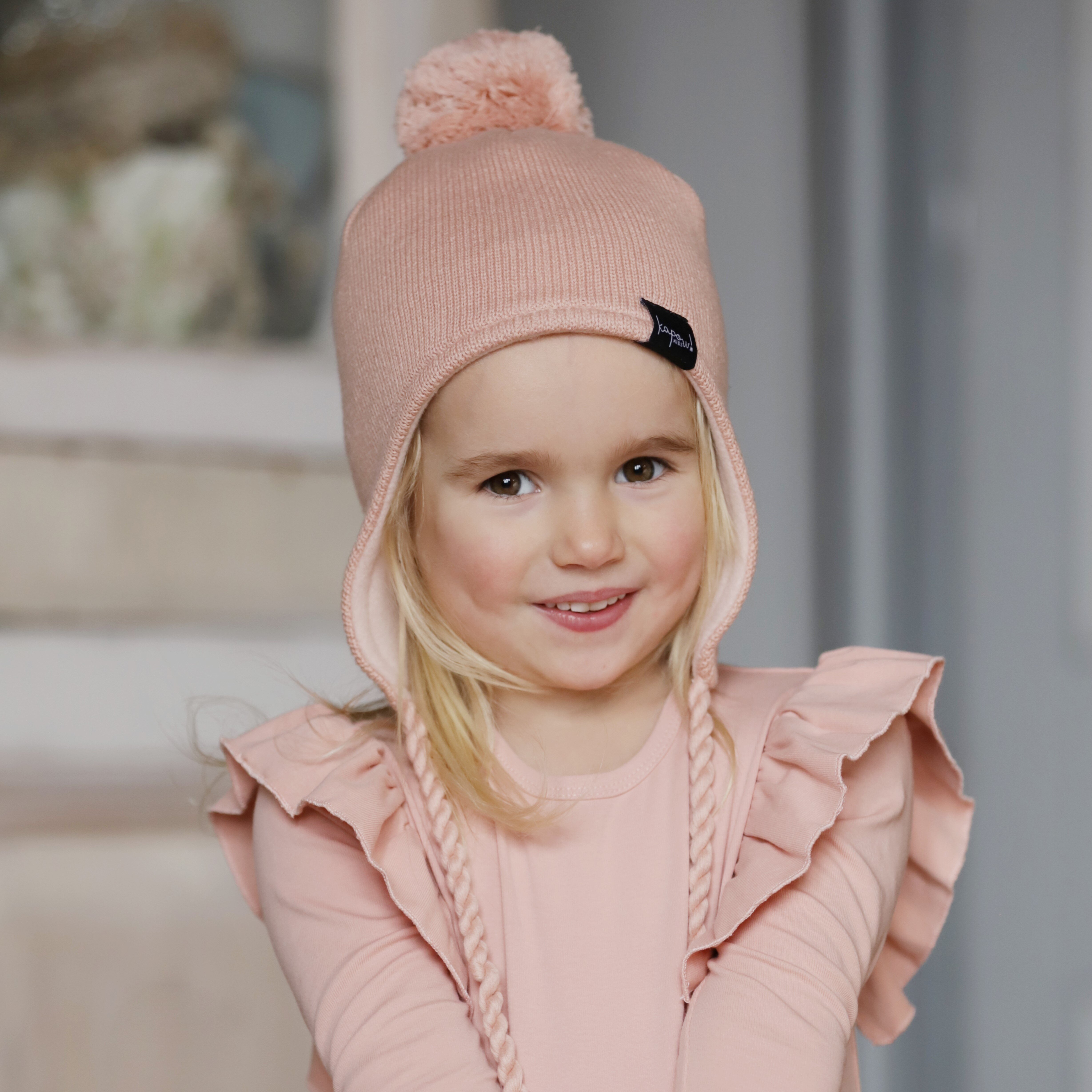 Baby pom pom beanie clearance nz