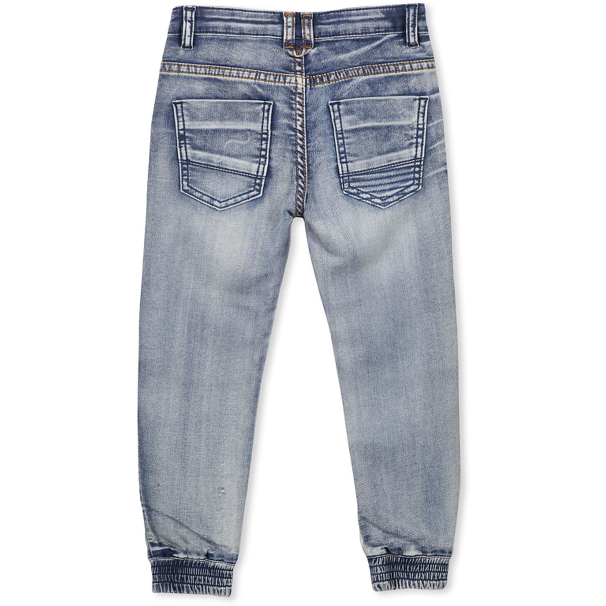 Milky Knit Denim Jogger - Light Wash - CLOTHING-BOY-Boys PANTS : Kids ...