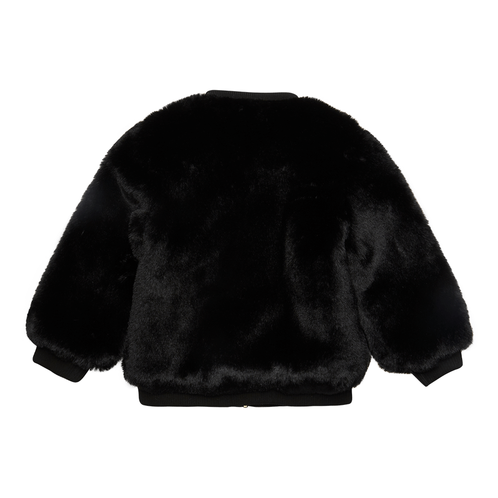 Rock Your Kid Black Fur Jacket SHOP BY BRAND Rock Your Kid Kids Clothing NZ Shop Online Kid Republic W20 Rock Your Kid D5 BUBBLE