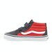 Vans Kids SK-8 Mid Velcro 2-Tone Grey/Red