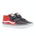 Vans Kids SK-8 Mid Velcro 2-Tone Grey/Red