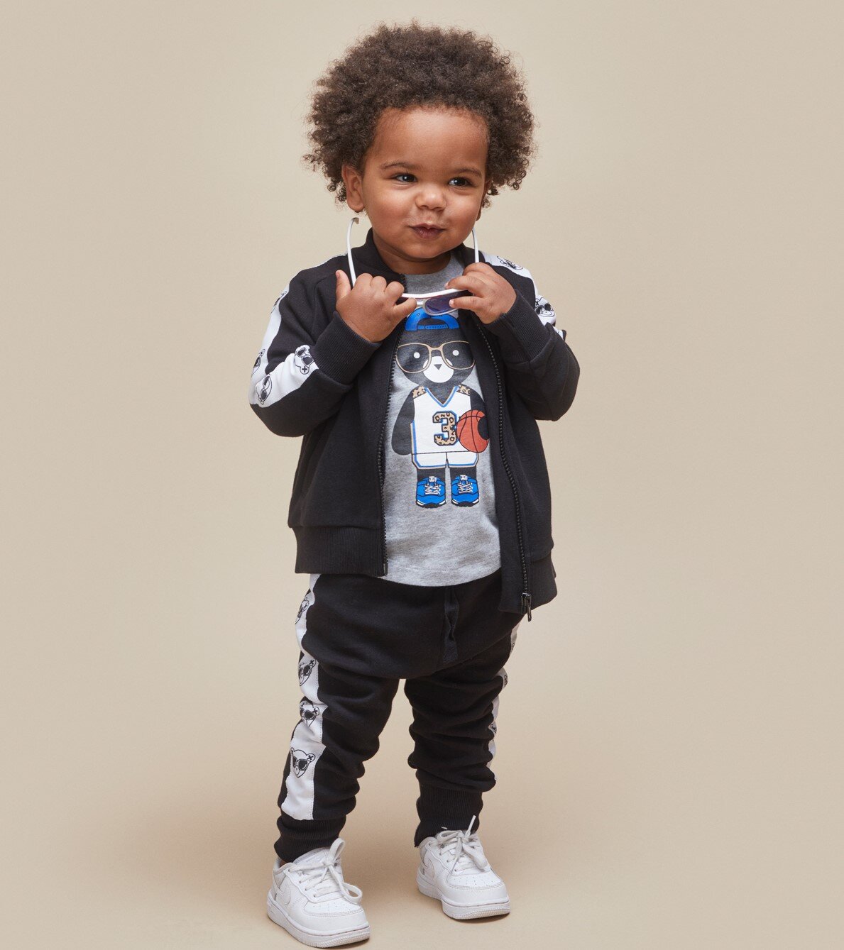 Huxbaby Hux Track Jacket - Black - SALE-Boys Clothing : Kids Clothing ...