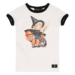 Rock Your Kid Trick Or Treat Ringer T-Shirt - Cream/Black