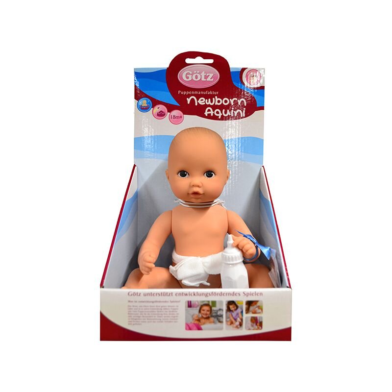 Gotz Aquini Newborn Boy Bath Doll PLAY Dolls Acc. Kids Clothing NZ Shop Online Kid Republic