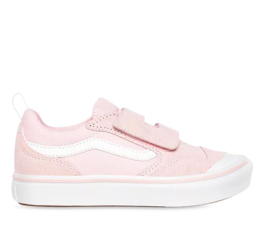 Light pink clearance velcro vans