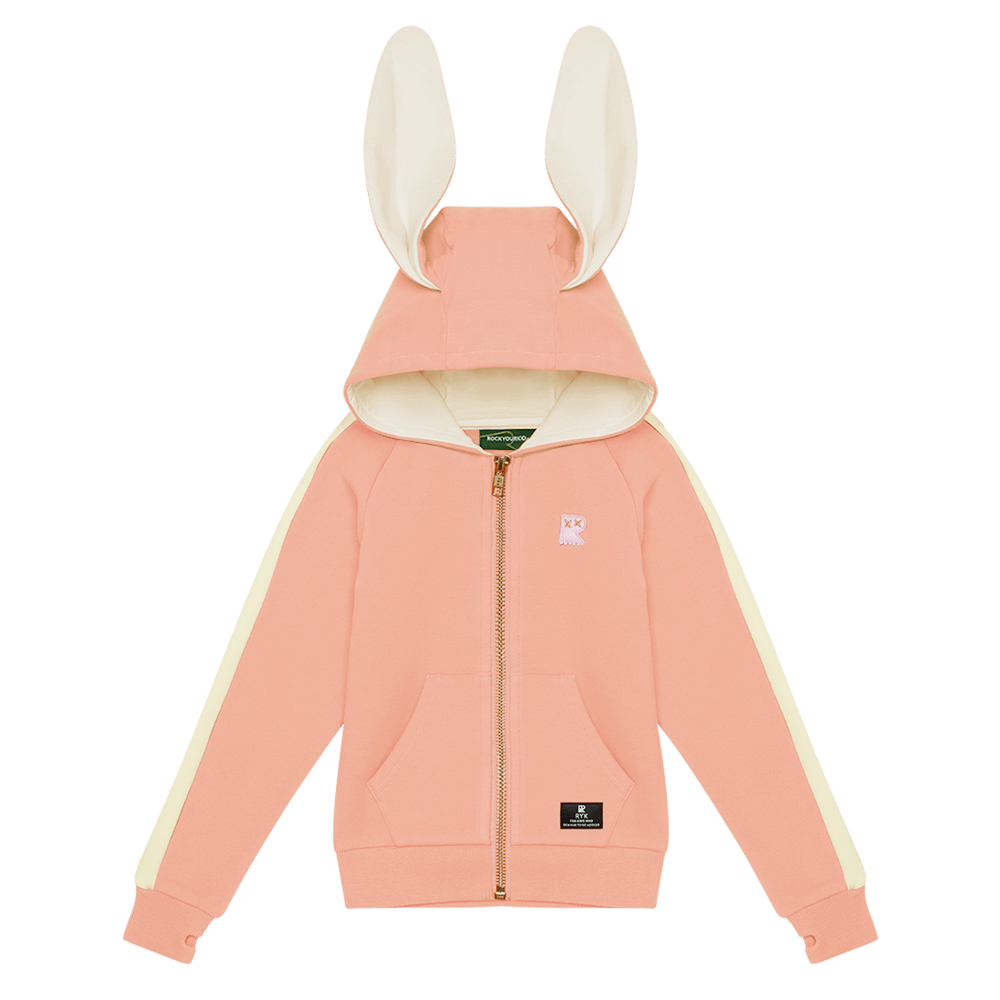 Rock Your Kid Pink Bunny Ears Hoodie SALE Sale Boys Clothing Kids Clothing NZ Shop Online Kid Republic W21 Rock Your Kid D2