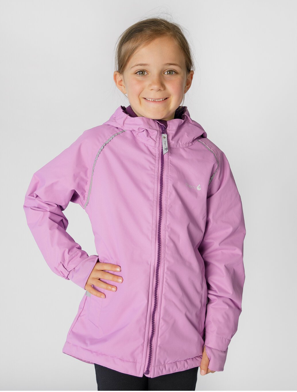 Therm Splashmagic Storm Jacket - Lilac - CLOTHING-RAINWEAR : Kids ...