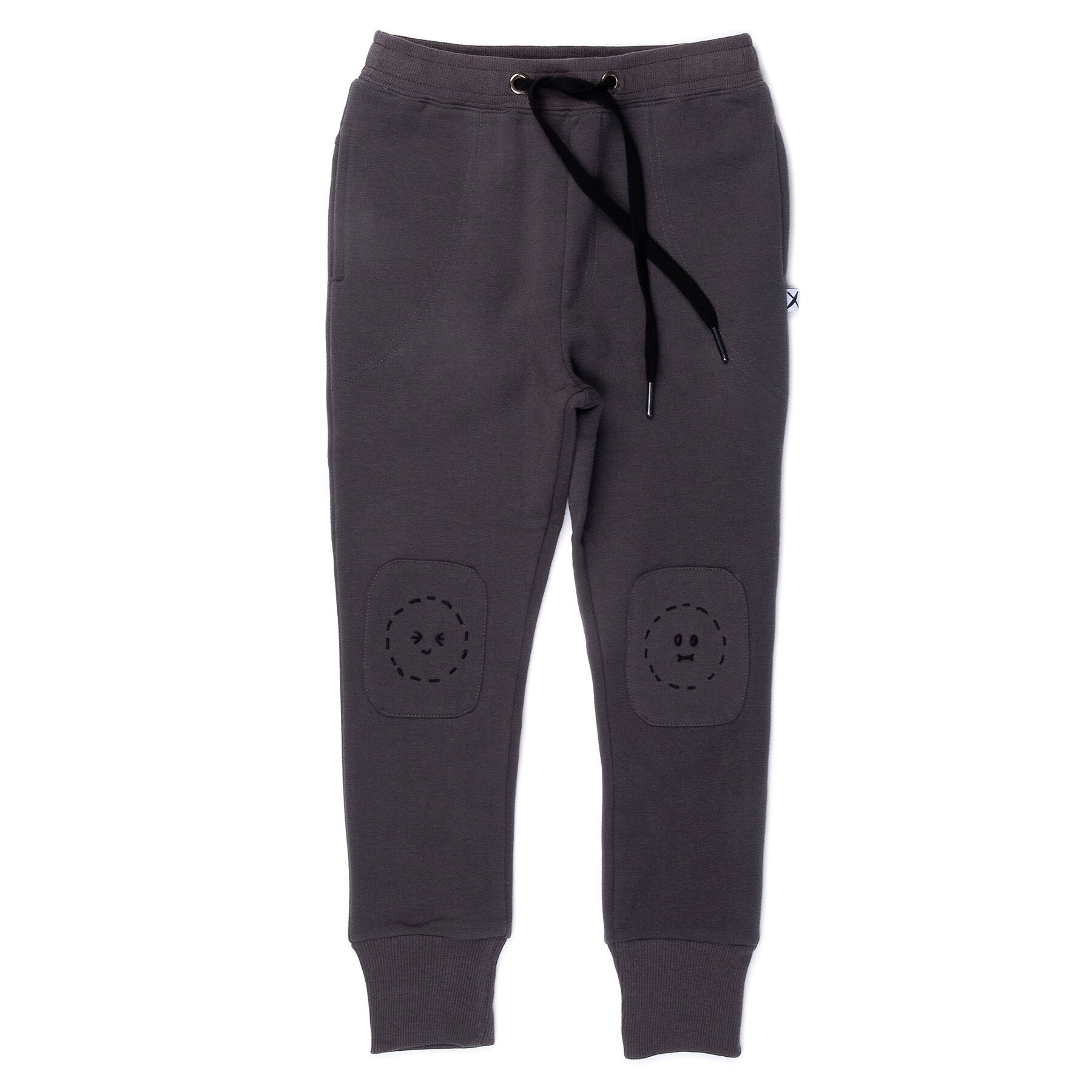 Minti Deluxe Furry Patch Trackies - Dark Grey - SALE-Boys Clothing ...