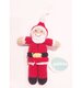 Pebble Xmas Rattle - Santa