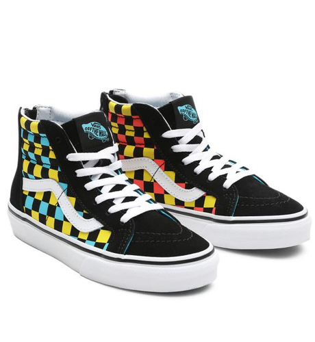 Vans Sk8-Hi Zip Neon Glow Check