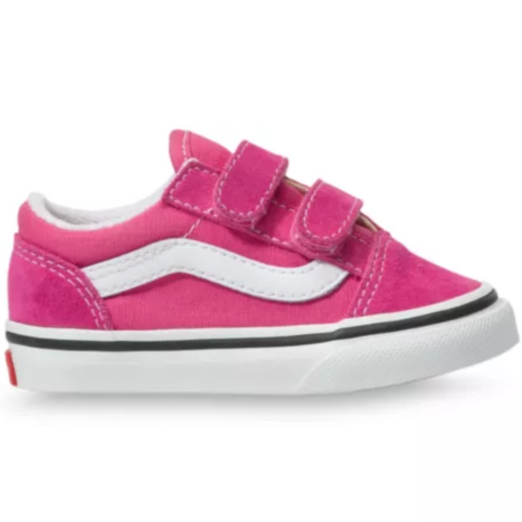 Vans Toddler Old Skool Velcro Fuchsia Purple FOOTWEAR Sneakers Kids Clothing NZ Shop Online Kid Republic Vans MATA