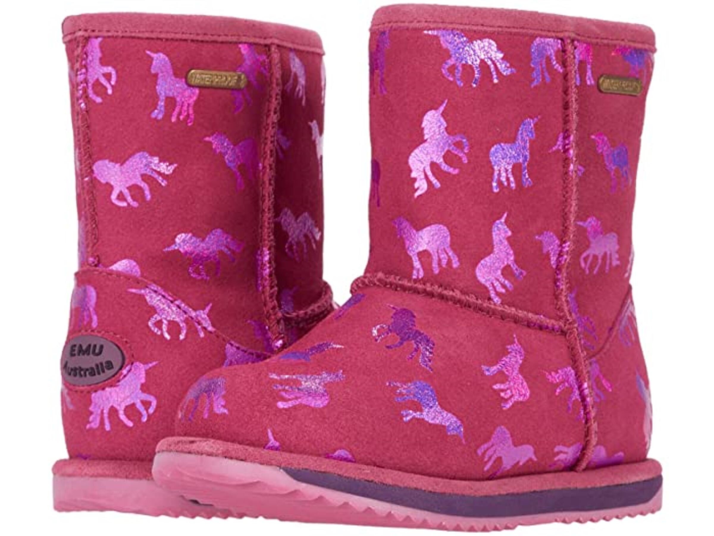 EMU Unicorn Brumby Deep Pink FOOTWEAR Boots Kids Clothing NZ Shop Online Kid Republic W21 Emu D1 WINTER