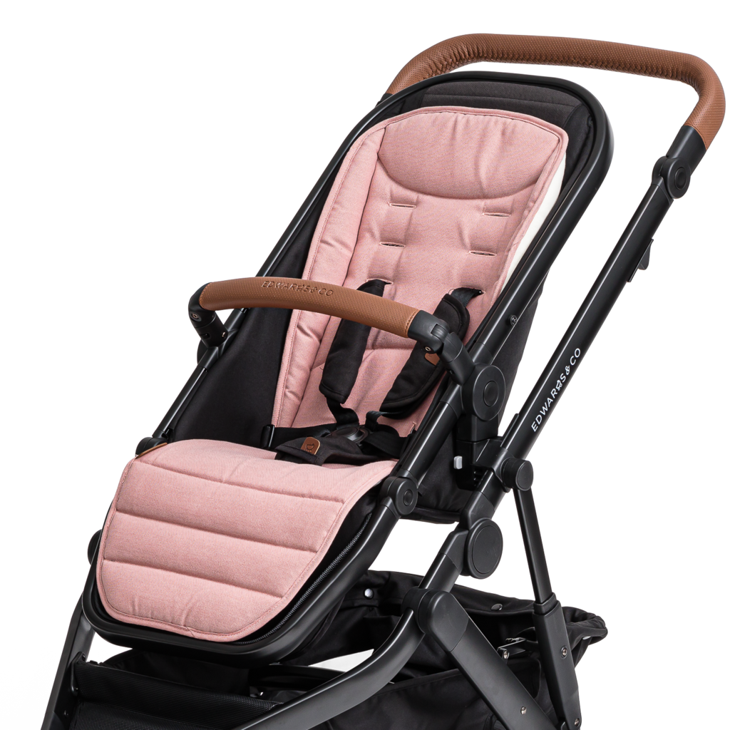 pink stroller liner