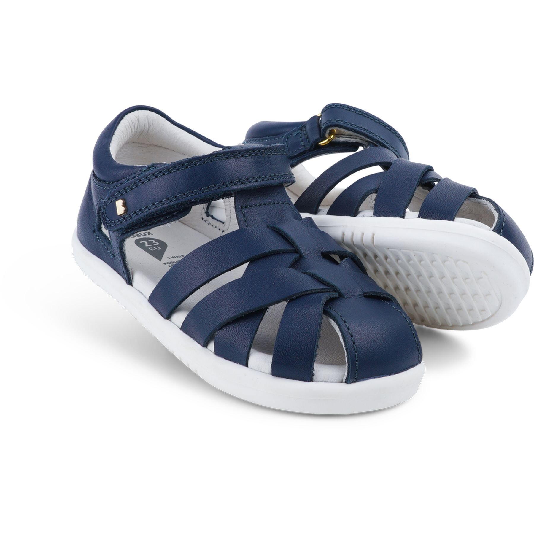 Bobux iWalk Tropicana II Sandal - Navy - FOOTWEAR-Girl : Kids Clothing NZ : Shop Online : Kid 