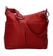 OiOi Pompeian Red Leather Hobo