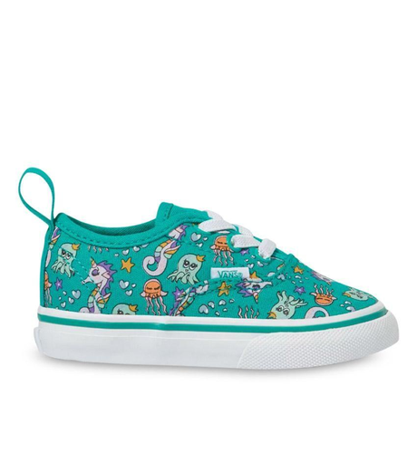 VANS Kids Sea Party Authentic Elastic Lace Shoes deals Sz 12