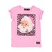 Rock Your Kid Pink Leopard Santa T-Shirt