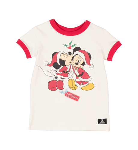 Rock Your Kid Mickey & Minnie Mistletoe T-Shirt