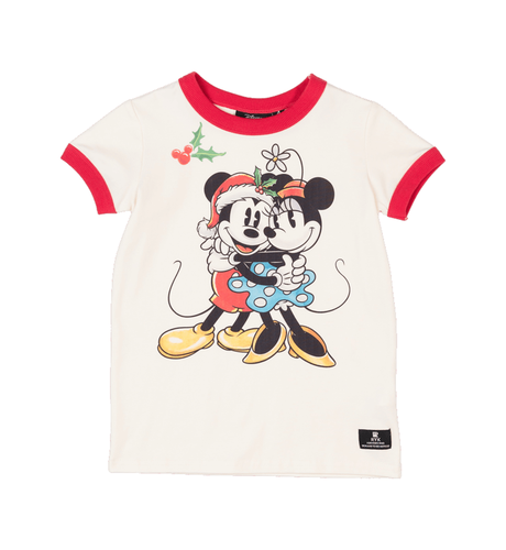 Rock Your Kid Mickey & Minnie Xmas Love T-Shirt