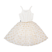 Rock Your Kid Cream Star Flounce Dress