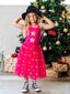 Rock Your Kid Pink Star Flounce Dress