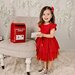 Designer Kidz My First Lace Tutu Dress - Sparkle Red