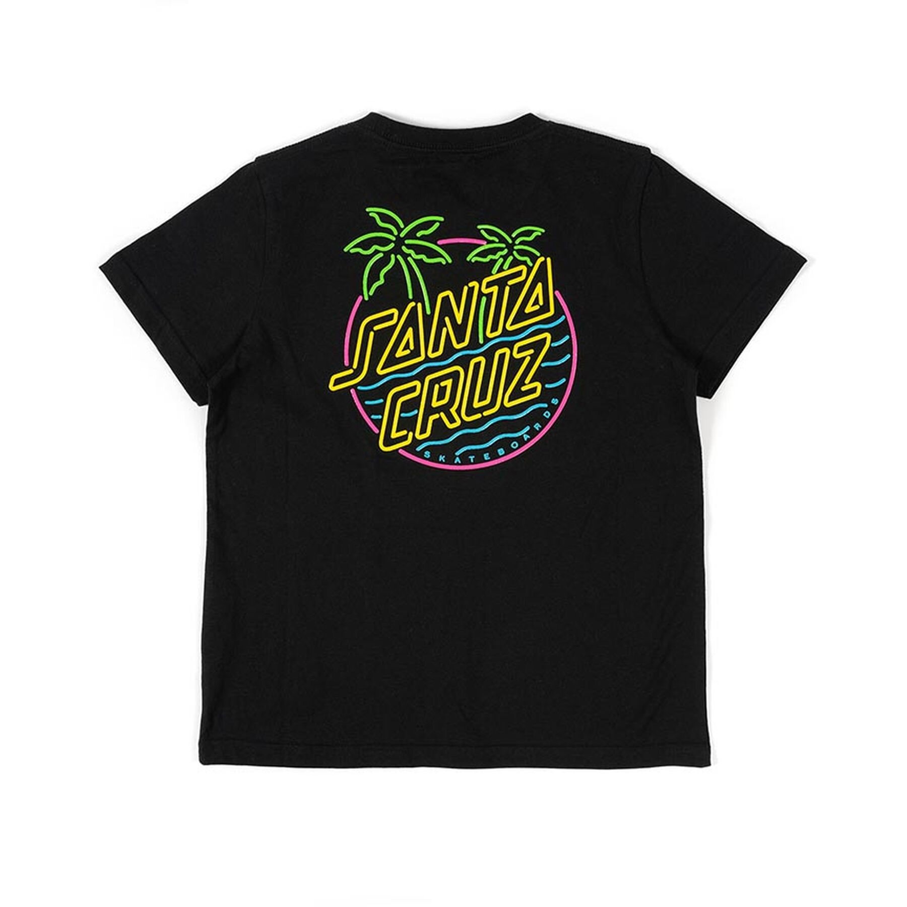 Santa Cruz Girls Glow Dot Tee - Black - SALE-Girls Clothing : Kids ...