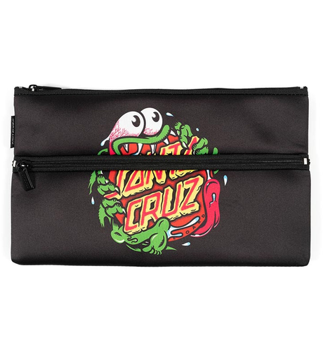 Santa Cruz Slasher Dot Youth Pencil Case - Black