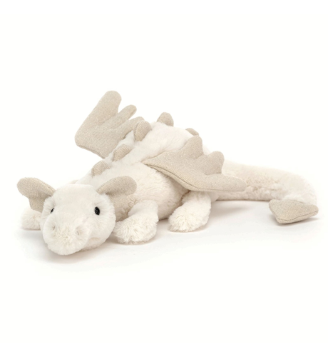 Jellycat Cream Snow Dragon - Little