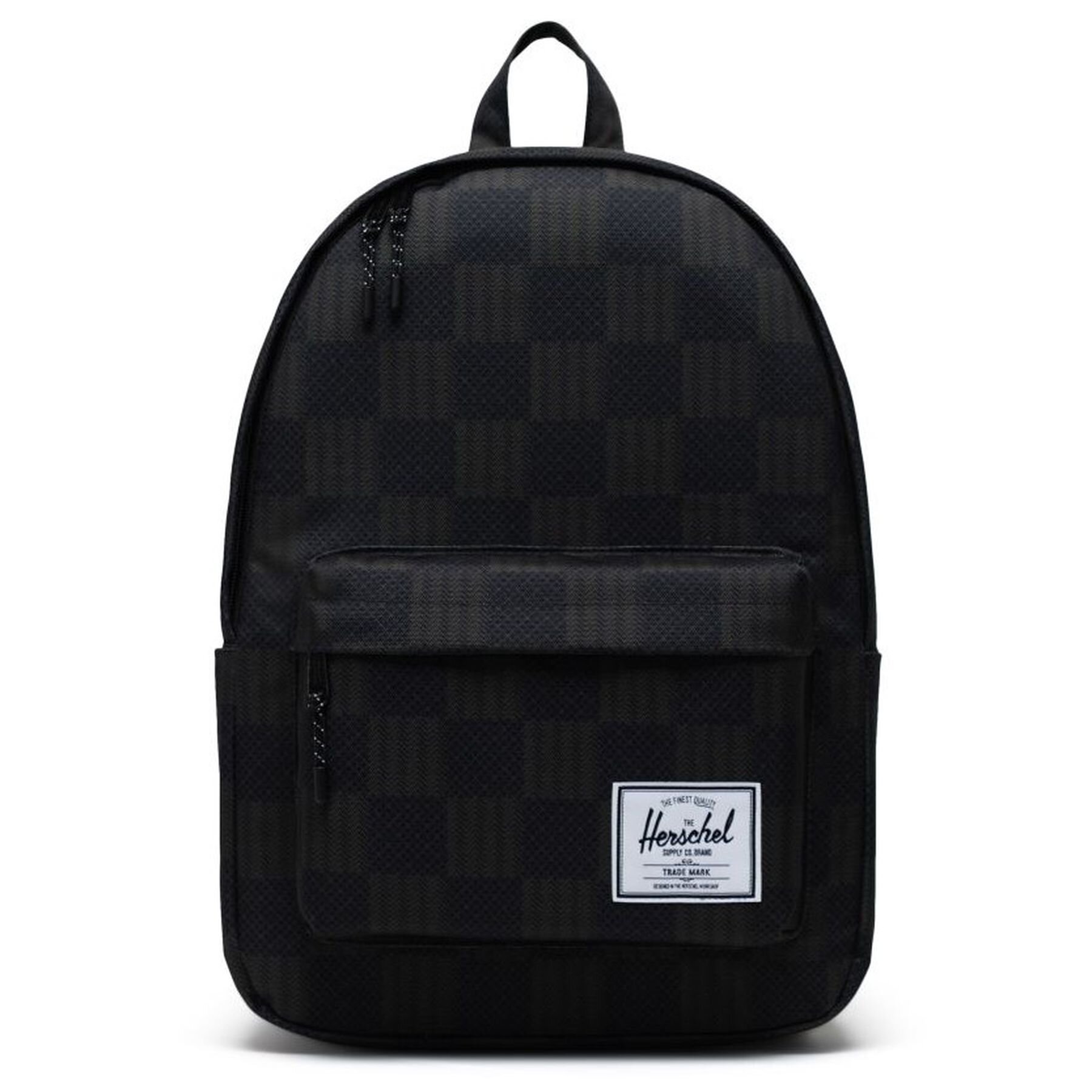 Herschel black grid clearance backpack