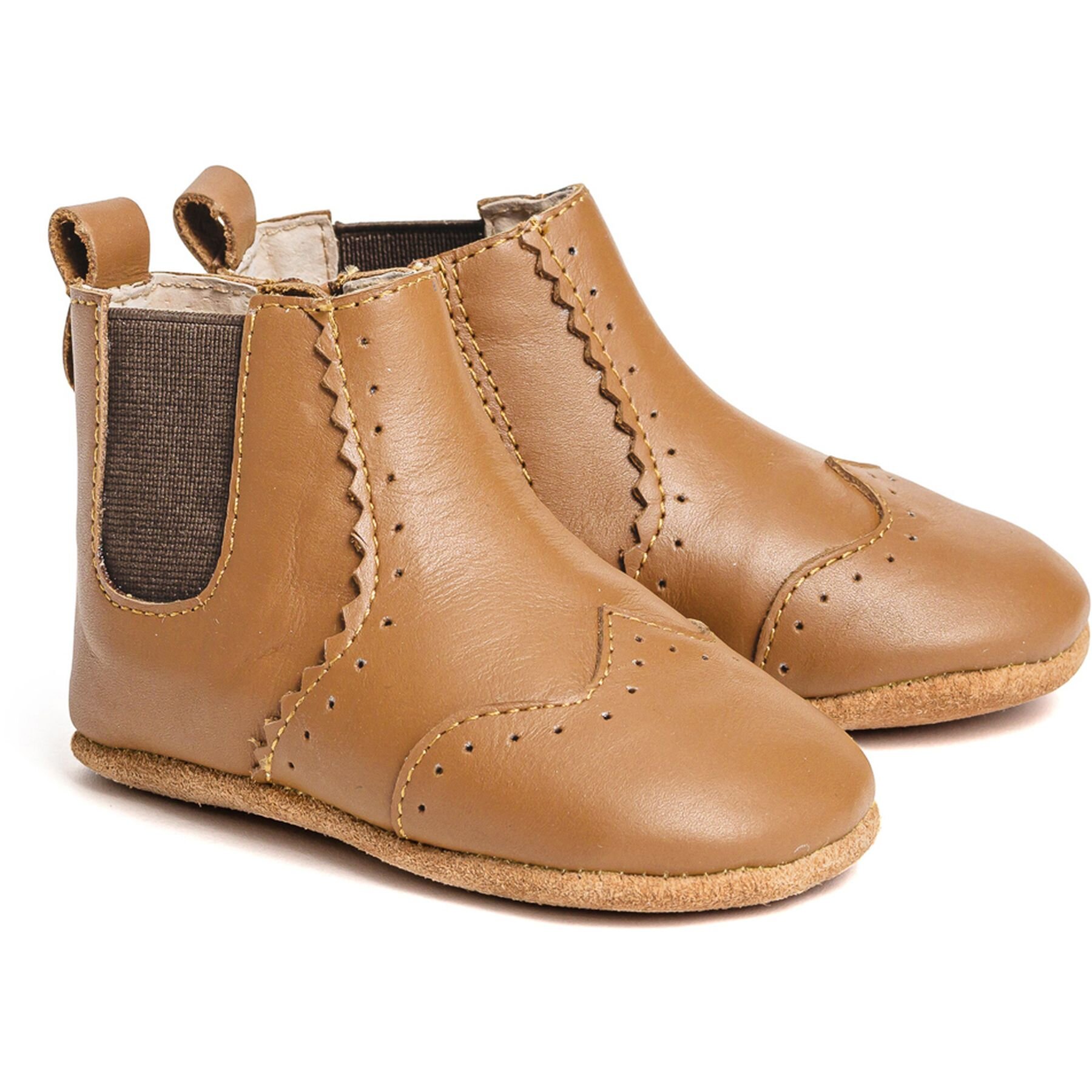 Infant tan hotsell chelsea boots