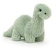 Jellycat Fossilly Green Brontosaurus - Mini