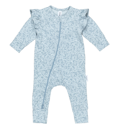 Huxbaby Floral Bunnies Zip Romper - SALE-Sale Baby Clothing-All In Ones ...
