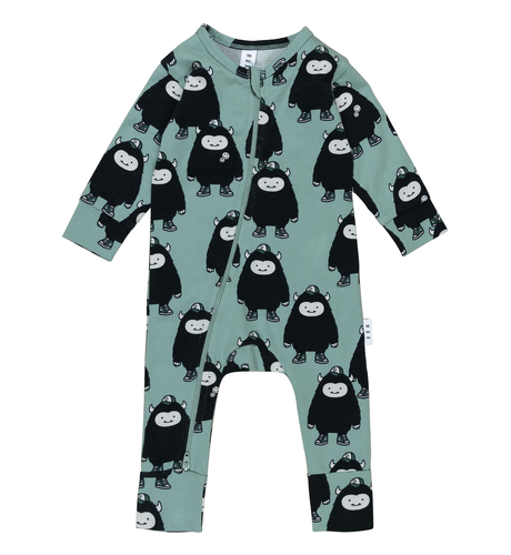 Huxbaby Monster Zip Romper