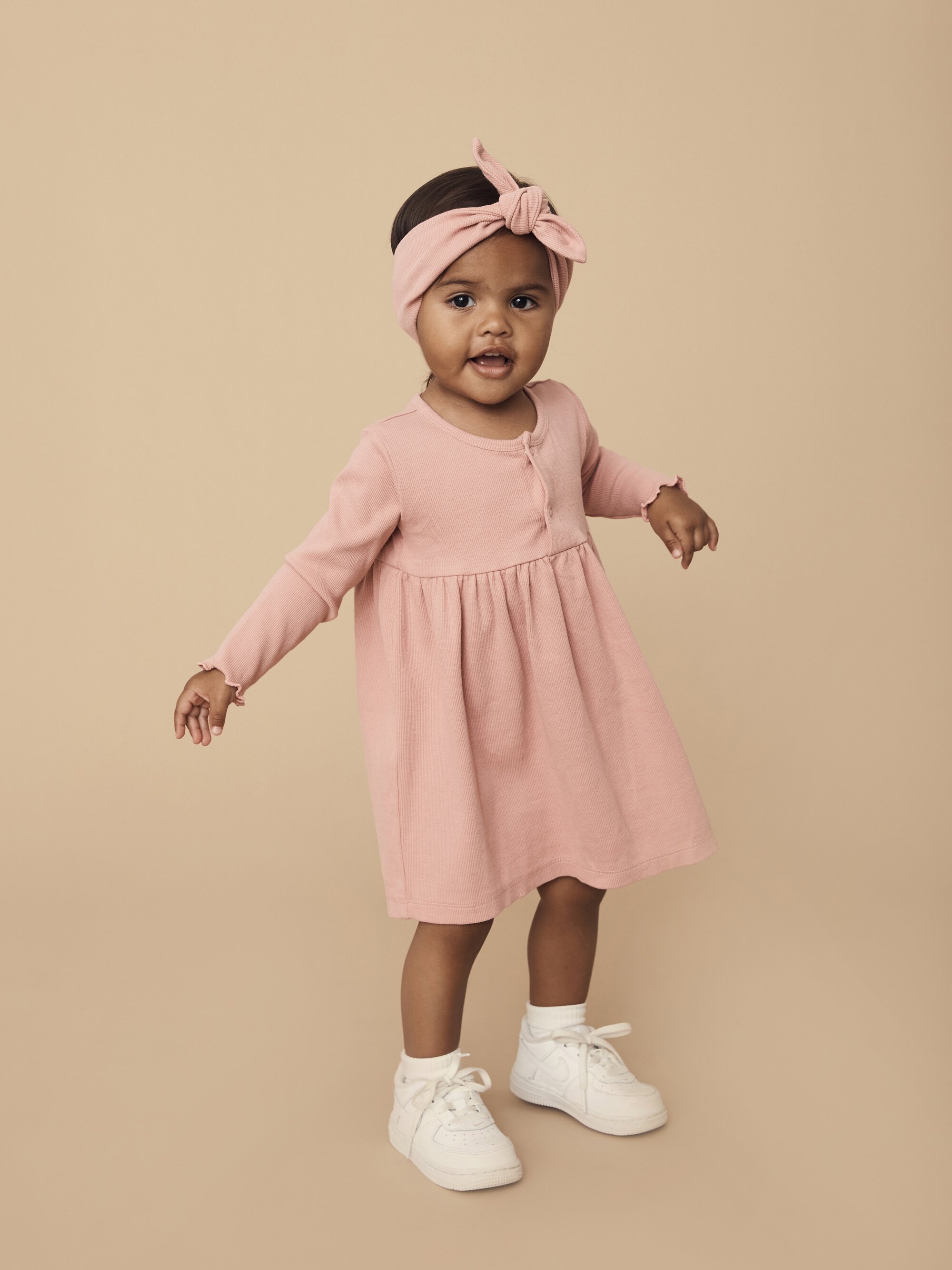 Dusty rose kids dress sale