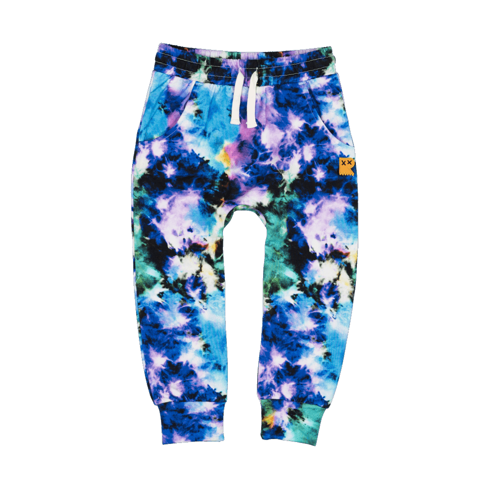 Rock Your Kid Festival Tie Dye Track Pants - SALE-Sale Boys Clothing-Pants  : Kids Clothing NZ : Shop Online : Kid Republic - W22 Rock Your Kid D1  WINTER